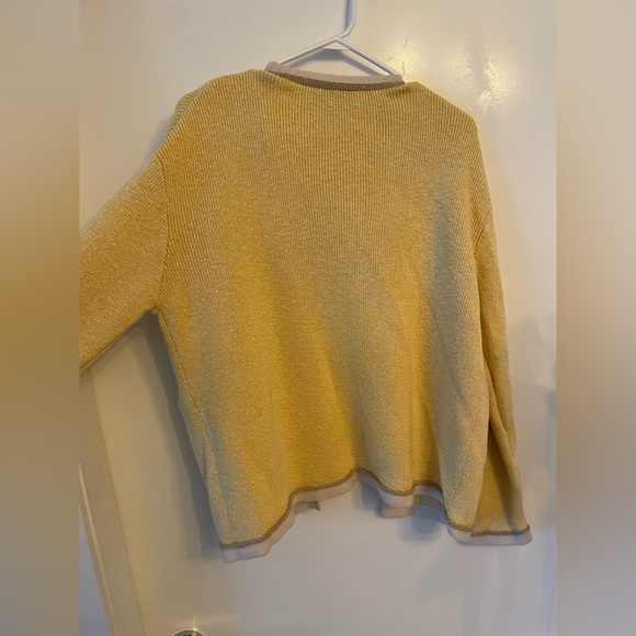 Metal-Trimmed Melange Cardigan - Picture 4 of 5